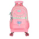 Mochila De Carrinho 360 Stitch Salmao Infantil