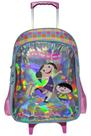 Mochila de Carrinho Escolar Infantil G Yins Kids Show da Luna Amarelinha Cor:Roxo