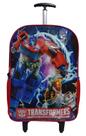 Mochila de Carrinho Escolar Infantil Sestini Transformers Optimus Prime Cor:Azul
