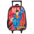 Mochila De Carrinho Escolar Infantil Super Man DC Universe