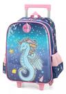 MOCHILA DE CARRINHO UNICÓRNIO MARINHO PETIT Rosa