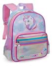 Mochila De Costa Feminina Unicórnio Fantartic Colorido - D'PRESENTES Mochila De Costa Feminina Unicórnio Fantartic Colorido - D'PRESENTES