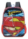 Mochila De Costa Infantil Escolar Dc Comics Superman Luxcel