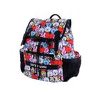 Mochila de Costa Infantil Fechamento Tipo Saco Personagens BT21 - Preta