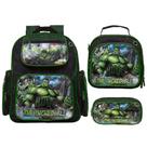 Mochila de Costa Menino Incrivel Hulk + Lancheira Lançamento