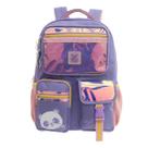 Mochila de Costa Utility Panda Lilás Juvenil Feminina Xeryus