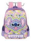 Mochila De Costas 2 Bolsos Infantil Original Stitch