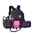 Mochila De Costas 2 em 1 Lancheira Rebecca Bonbon Estojo