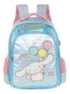 Mochila de costas amigos da hello kitty cinnamoroll azul