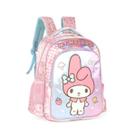 Mochila De Costas Amigos da Hello Kitty My Melody Rosa