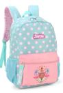 Mochila De Costas Barbie Verde E Rosa Bolinhas - Luxcel Mochila De Costas Barbie Verde E Rosa Bolinhas - Luxcel