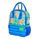 Mochila de Costas Bolsa Baby Masculina Monstrinhos Azul