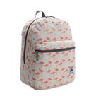 Mochila De Costas Canvas Teen 8331671 Bege Flamingo