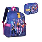 Mochila de Costas com Estojo Oficial Guerreiras do K-Pop
