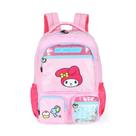 Mochila De Costas Escolar Amigos Hello Kitty My Melody Luxo