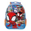 Mochila de Costas Escolar Infantil Homem Aranha Spidey 15002 Cor:AzulTamanho:ÚnicoGenero:Unissex