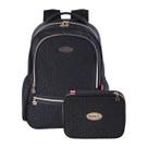 Mochila De Costas Escolar Juvenil + Estojo 100 Lápis Matelassê Meninas Mochila De Costas Escolar Juvenil + Estojo 100 Lápis Matelassê Meninas