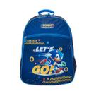 Mochila de Costas Escolar Sonic Let's Go Infantil Meninos Mochila de Costas Escolar Sonic Let's Go Infantil Meninos