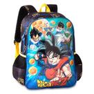 Mochila de Costas Infantil Escolar Dragon Boll Z Preta