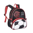 Mochila de Costas Infantil Passeio Creche Jogo Flamengo Bebê Rubro Negro