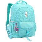 Mochila de Costas Juvenil Feminina Escolar Compartimento Espaçoso Alça Acolchoada Confortável Bolsos Laterais Design Estiloso