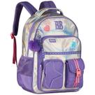 Mochila de Costas Juvenil Feminina Rebecca Bonbon RB Design Estiloso Fashion para Material Escolar com Compartimentos Espaçosos e Resistentes