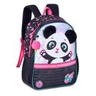 Mochila de Costas Juvenil Panda Style Escolar