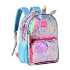 Mochila de Costas Juvenil Unicórnio Holográfico Clio Style
