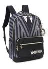 Mochila de Costas Juvenil Wandinha Addams Preta Luxcel