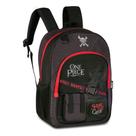 Mochila De Costas One Piece Oficial Preta Vermelha 16l Clio