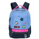 Mochila de Costas Paul Frank Patches Azul/Pink Sestini