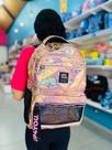 Mochila De Costas Porta Notebook Holográfica Up4you Cor Champanhe Mochila De Costas Porta Notebook Holográfica Up4you Cor Champanhe