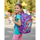 Mochila de Costas Rabisk Teen Unicórnio RKU5003M Cor: Lilás