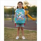 Mochila de Costas Rabisk Teen Unicórnio RKU5003M Cor: Verde