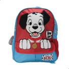Mochila De Costas Ravi Clio 101 Dalmatas Azul e Vermelha