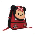 Mochila De Costas Ravi Clio Disney Tsum Tsum Minnie Preta e Vermelha