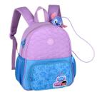 Mochila de Costas Roxa Oficial Tsum Tsum Stitch 13 TS26269D