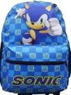 Mochila De Costas Sonic Argolas Juvenil Escolar Lançamento Mochila De Costas Sonic Argolas Juvenil Escolar Lançamento