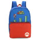 Mochila de costas super mario azul