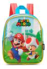 Mochila De Costas Super Mario Bros Azul Creche - Luxcel Mochila De Costas Super Mario Bros Azul Creche - Luxcel