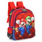 Mochila de Costas Super Mario Preto - Luxcel