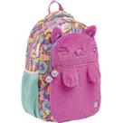 Mochila De Costas Teen Purrfect Cat Rosa