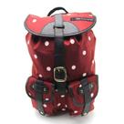Mochila De Costas Vinho Dermiwil Bolinhas
