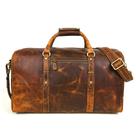 Mochila de Couro Aaron Leather Goods Caramel - 50x28x23cm - Couro de Búfalo Mochila de Couro Aaron Leather Goods Caramel - 50x28x23cm - Couro de Búfalo