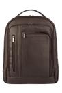 Mochila de couro Connect preta Masculino