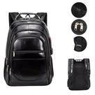 Mochila de Couro Grande Elegante Resistente Trabalho Unissex Faculdade