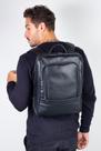 Mochila de couro slim masculina Enzo