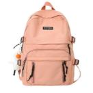 Mochila de estudante escolar mochila universitária bolsa de viagem grande capacidade campus simples fresco doce casal