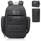 Mochila de fraldas DBTAC para papai com trocador preto