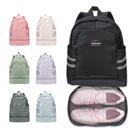 Mochila de ginástica Coofay impermeável leve para mulheres